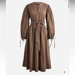 Midi brown dress